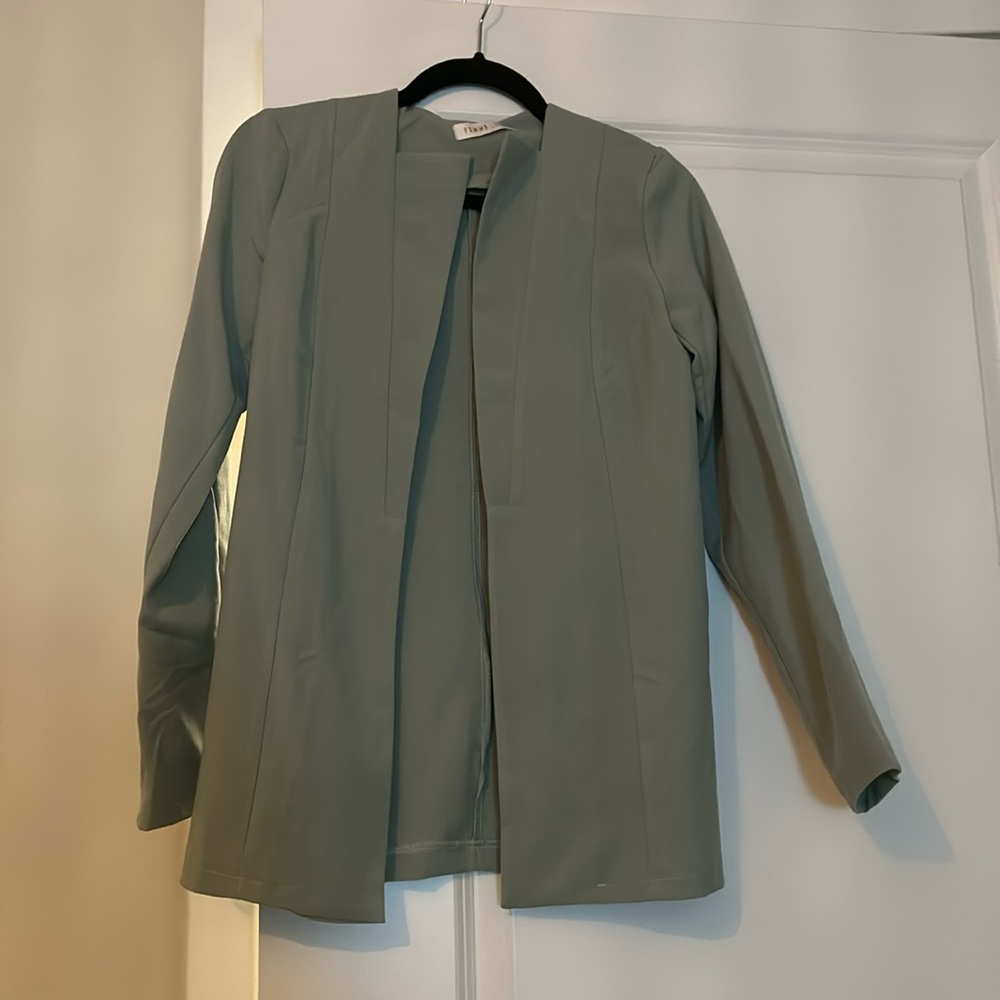 Sage blazer